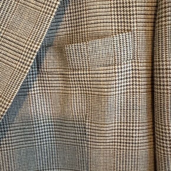 Jos E Bank Brown Sport Coat with Satin Lining Size 48 Regular - Picture 7 of 8